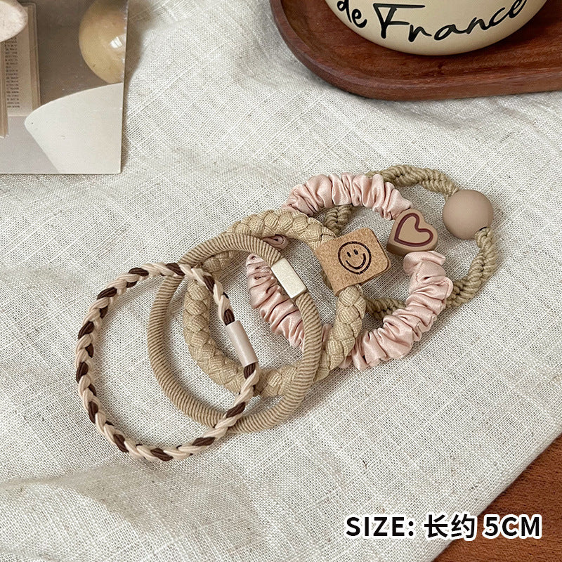 Wholesale Hairband Girls Heart Thick Five-piece Set