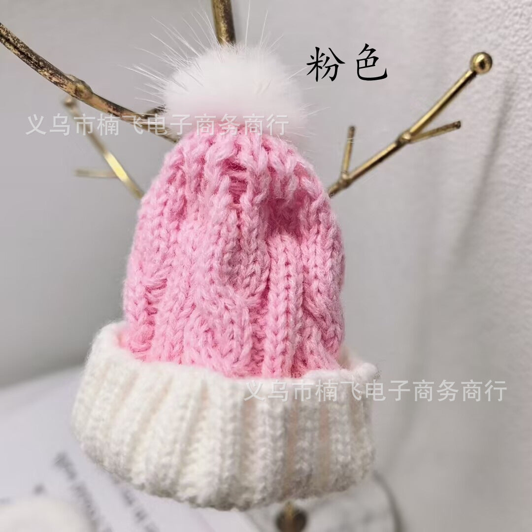 Wholesale 10pcs Cute Wool Hat Clothing Doll Accessories