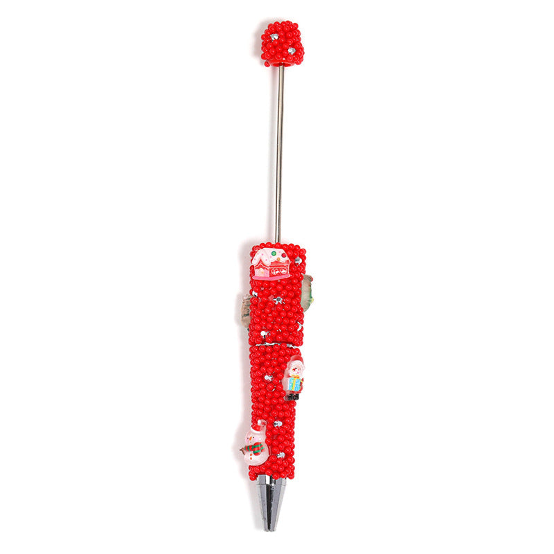 Wholesale  5pcs/pack Ballpoint pen with through-hole for attaching flowers   beadable pens