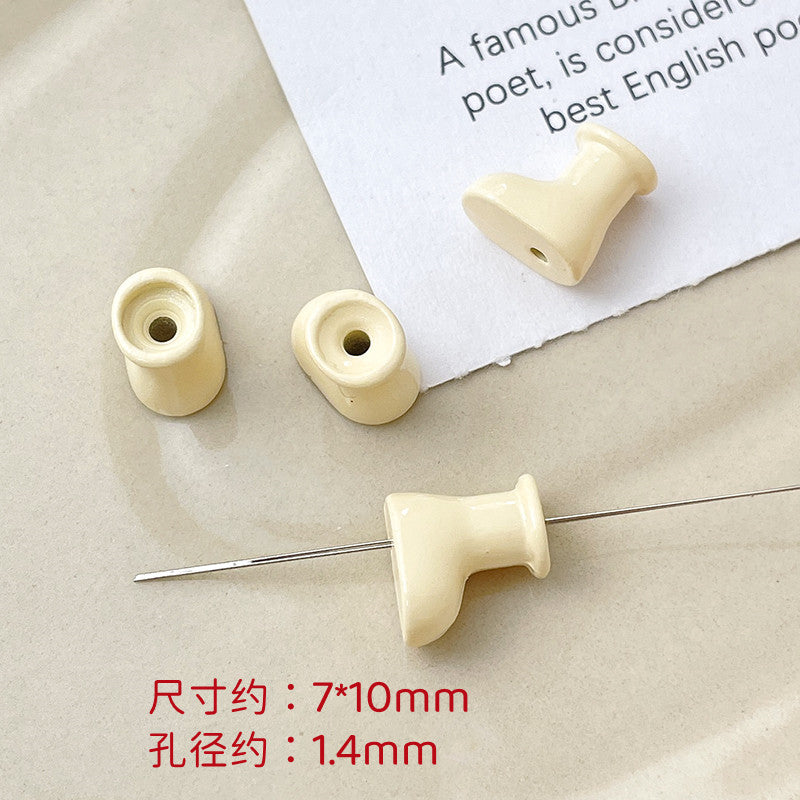 Wholesale 10pcs Dopamine Christmas Series Colorful Love Gift Box Beads