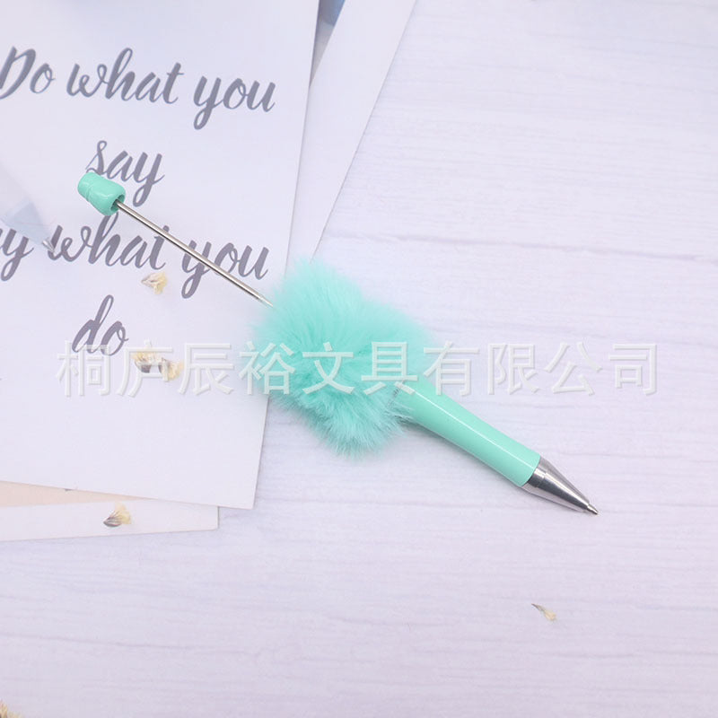 Wholesale Cartoon beaded cute pen with cute beads and cute girly gift pen