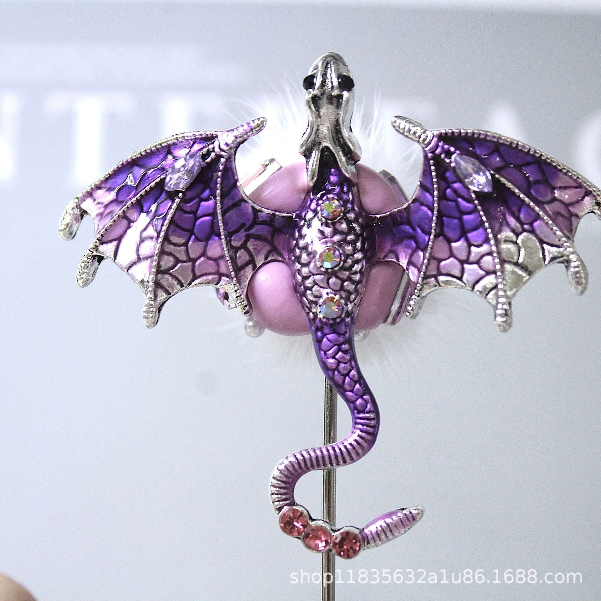 Wholesale Dragon Soft Clay Diamond Animal Accessories Beads