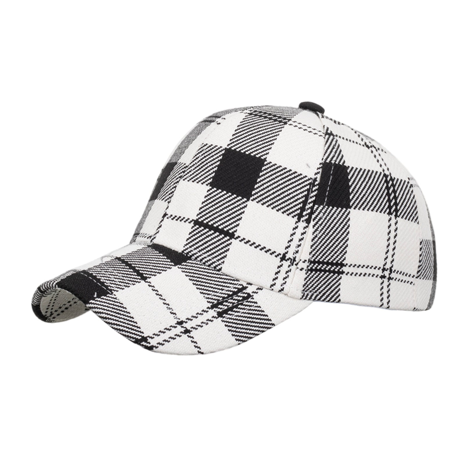 Wholesale British plaid baseball cap