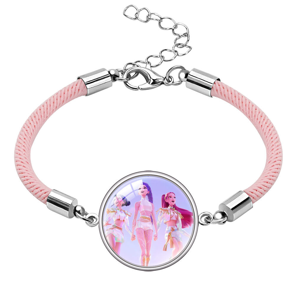 Wholesale Gemstone Bracelet Cartoon Character Multi Color Rope Bracelet