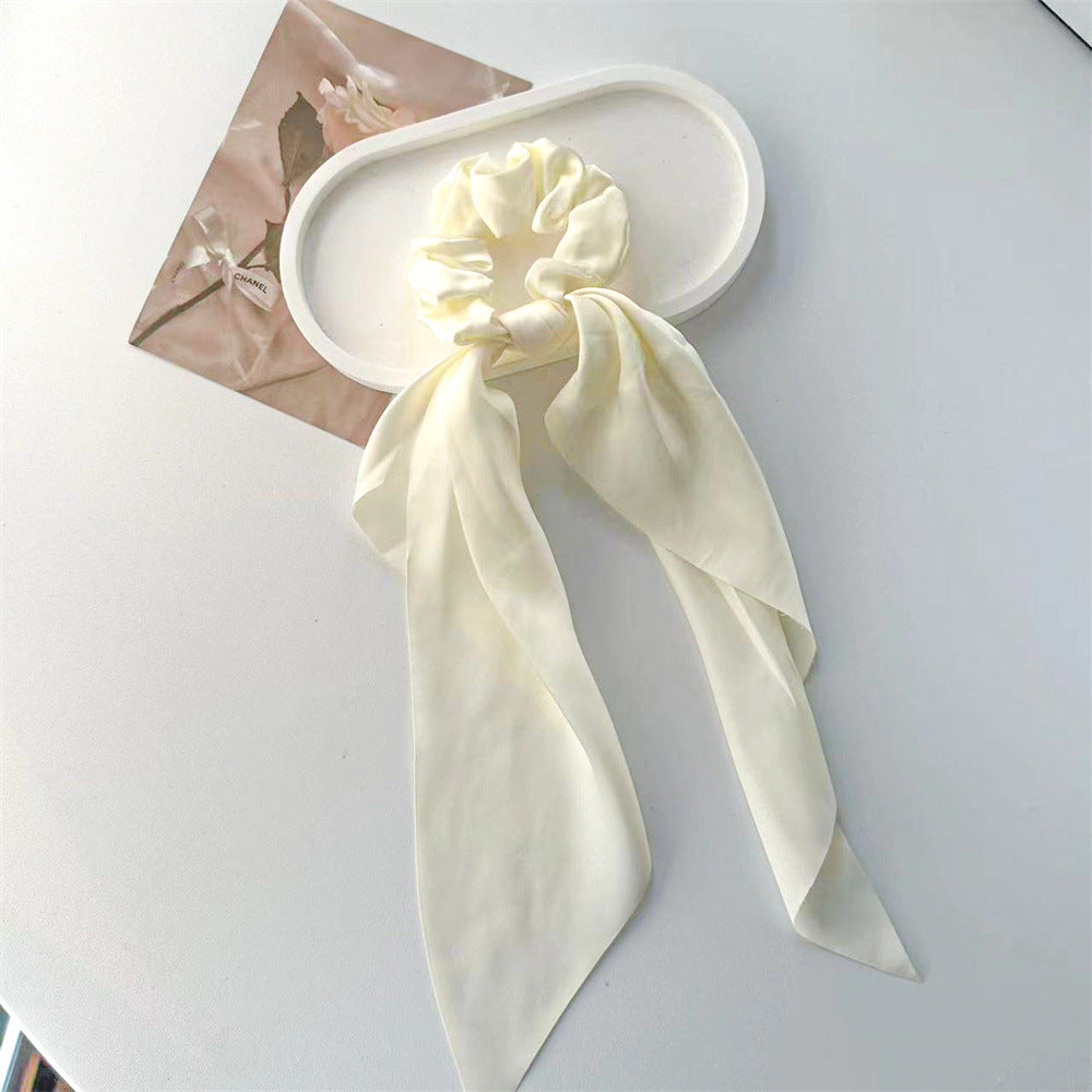 Wholesale Ponytail Ribbons Satin Scrunchies Hair Accessories Hair Scrunchies