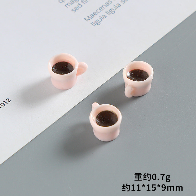 Wholesale Miniature Doll House Ornaments  Latte Art Coffee Cups  Doll Accessories