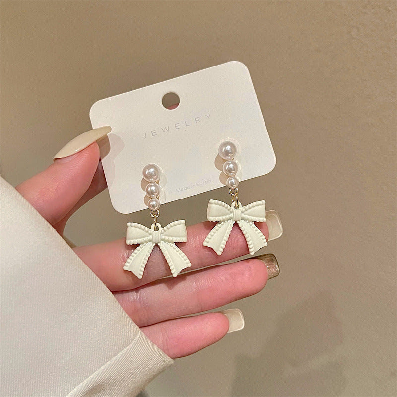 Wholesale S925 Silver Needle Pearl Earrings