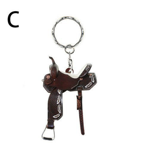 Wholesale Saddle Car Key Pendant Acrylic Keychain