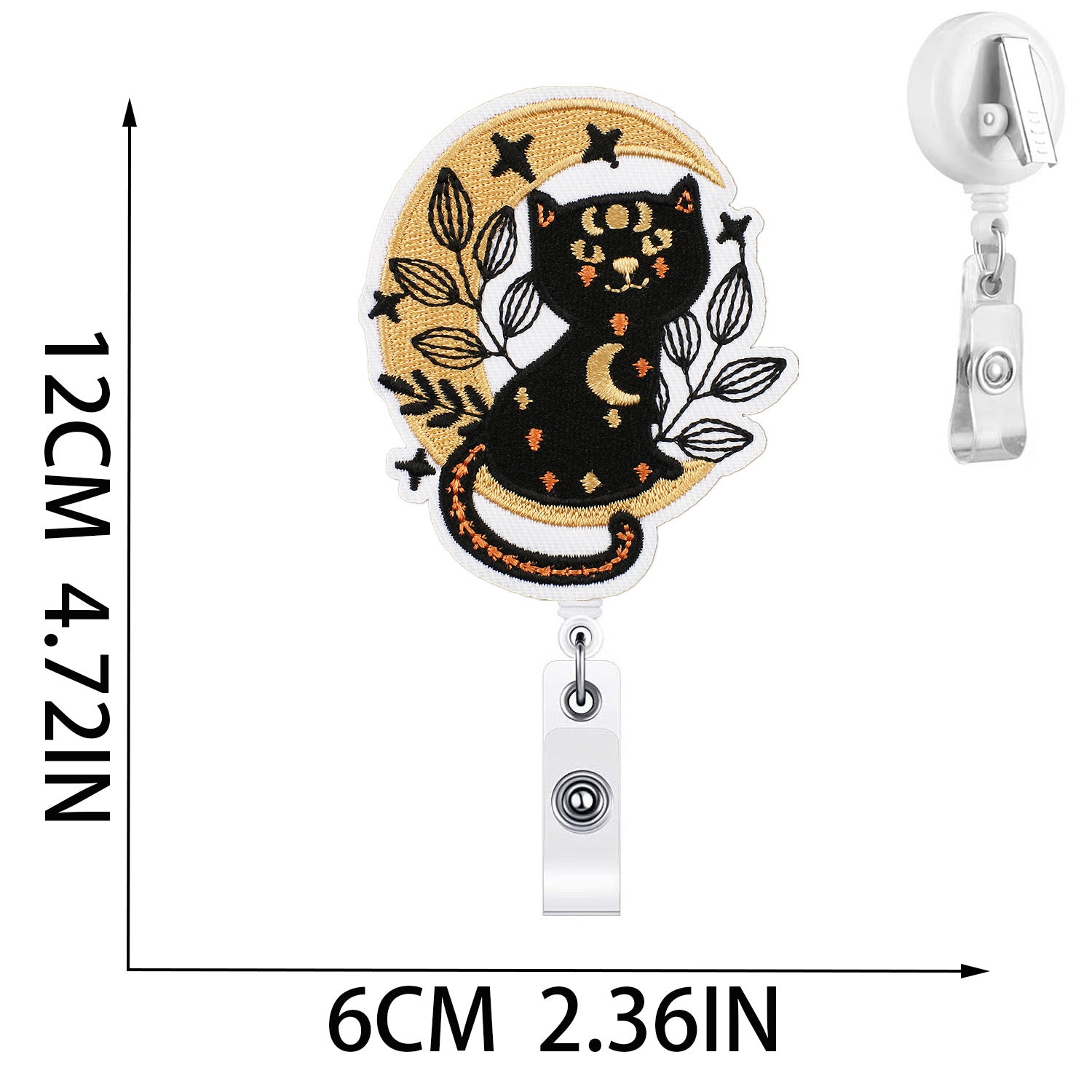 Wholesale Halloween Easy Pull-up Buckle Embroidered Cloth Sticker