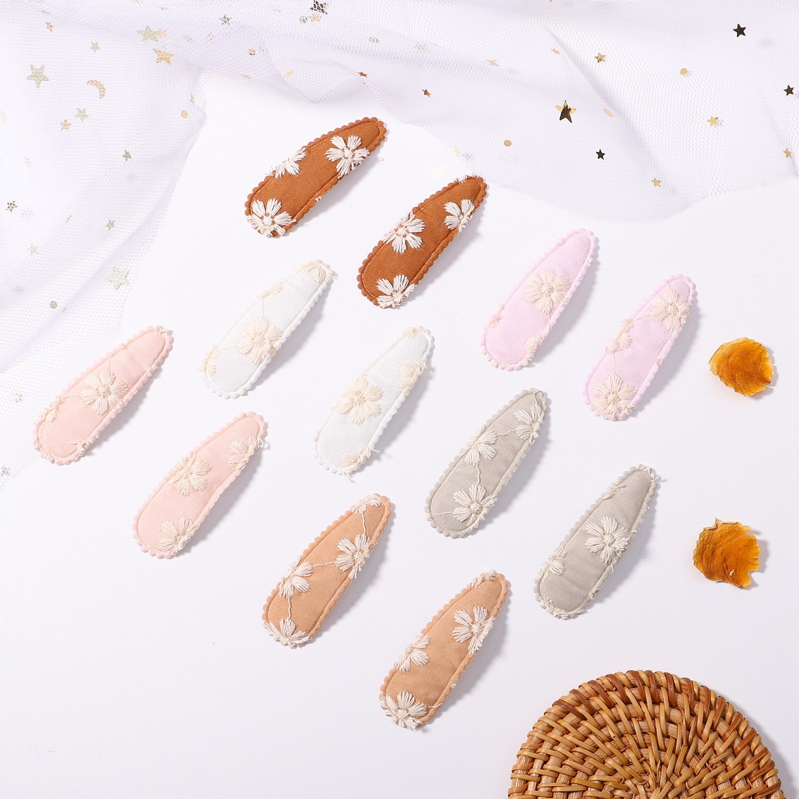 Wholesale Creative Sweet Floral BB Hair Clips