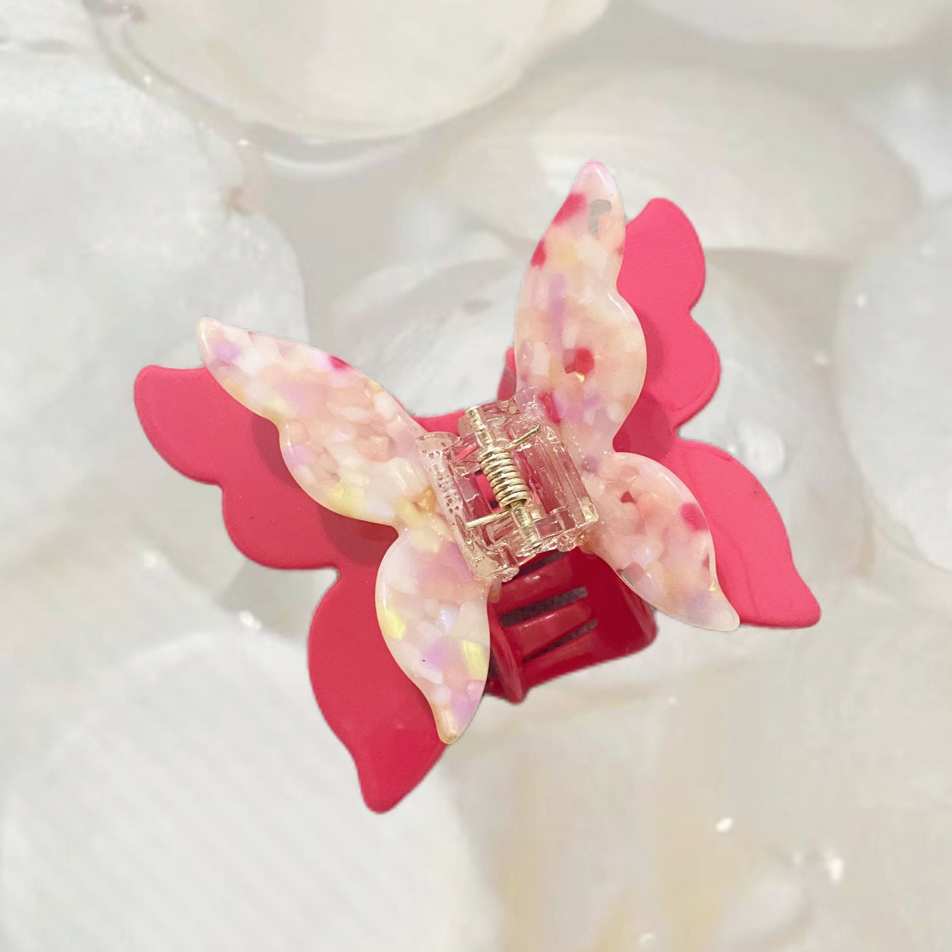 Wholesale Acetate Double Layer Colorful Hair Clips