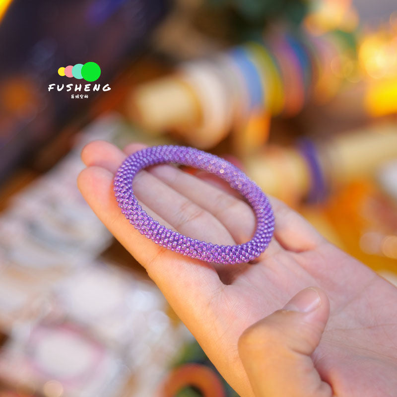 Wholesale Nepal Japanese Essential Oil Diffuser Hand-woven Solid Color Bracelet