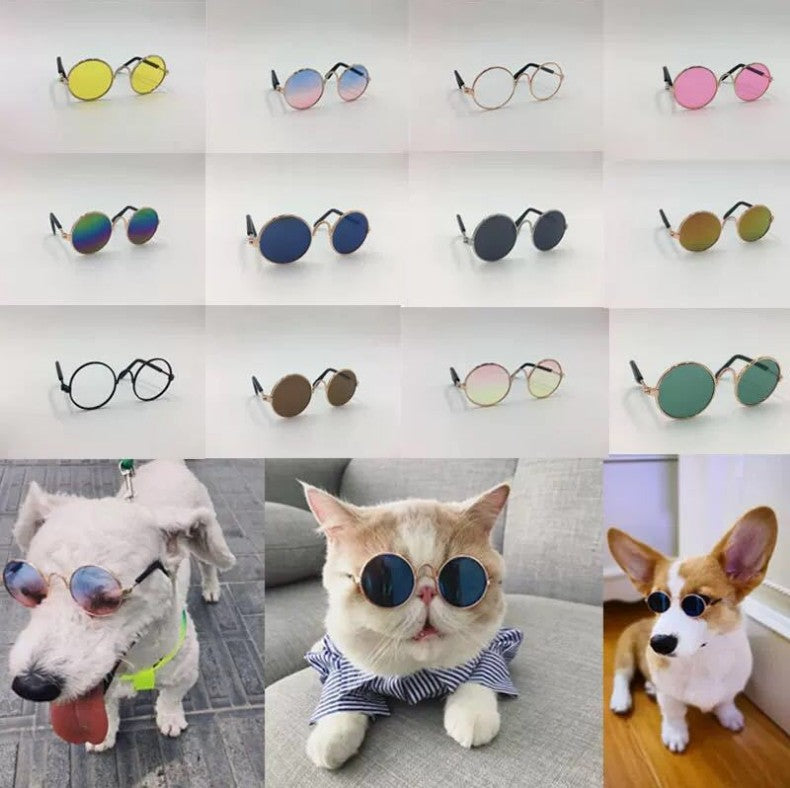 Wholesale Pet glasses,  cat sunglasses,  pet UV protection glasses,  trendy cool accessories,  protective glasses