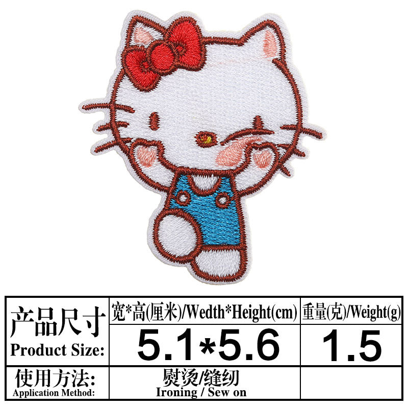 Wholesale DIY patchs cute cat patch children' s clothing bag OLY Exclusive