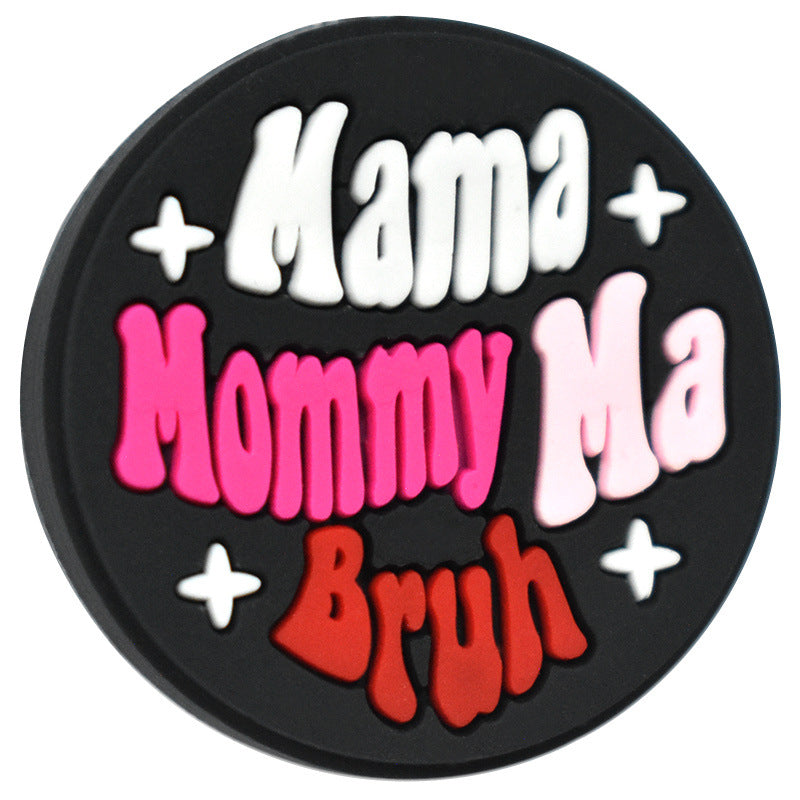 Wholesale Random 100pcs Flower Horror  Phrase Focal Beads