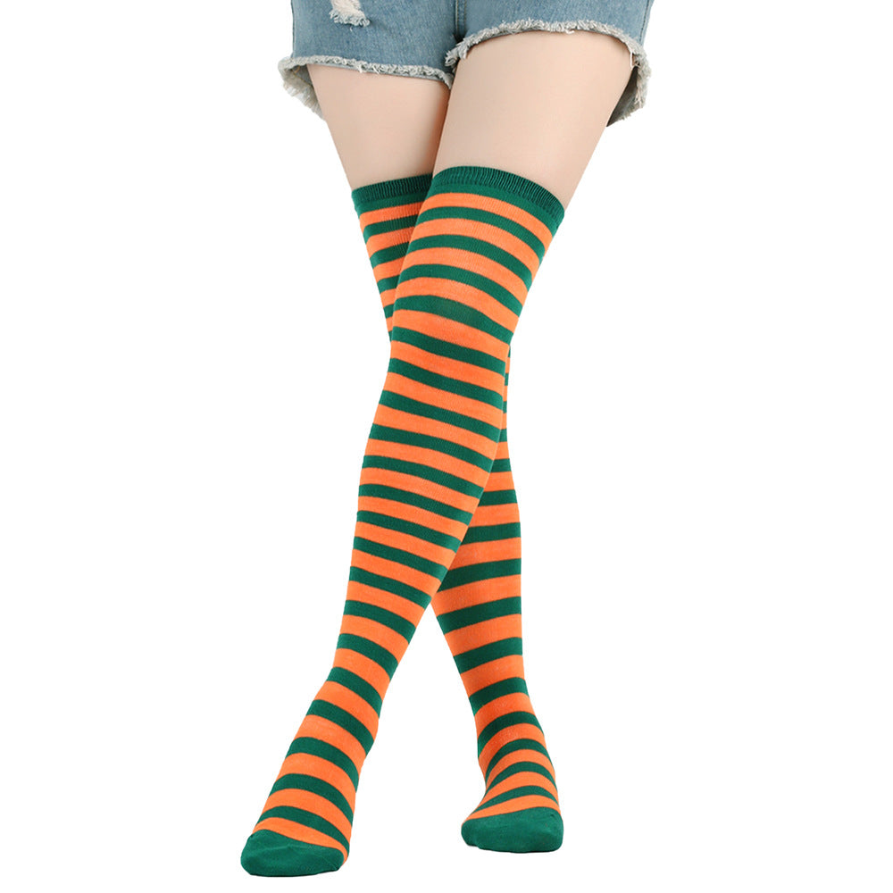 Wholesale Christmas Halloween Striped Stockings