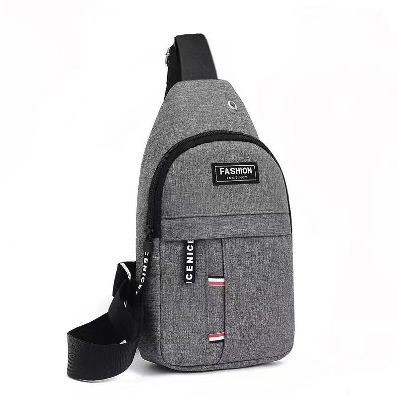 Wholesale Urban Simplicity Letter Pattern Chest Bag for Leisure Travel Fashion Accessory