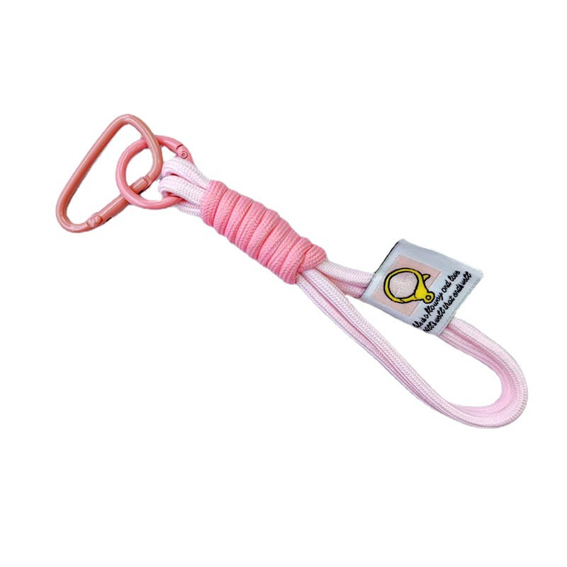 Wholesale Colorful Nylon Braided Rope Keychain