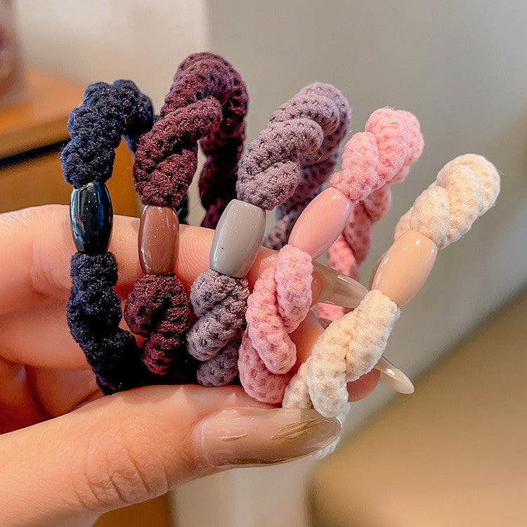 Wholesale High Elastic Hair Band Braid Rubber Band