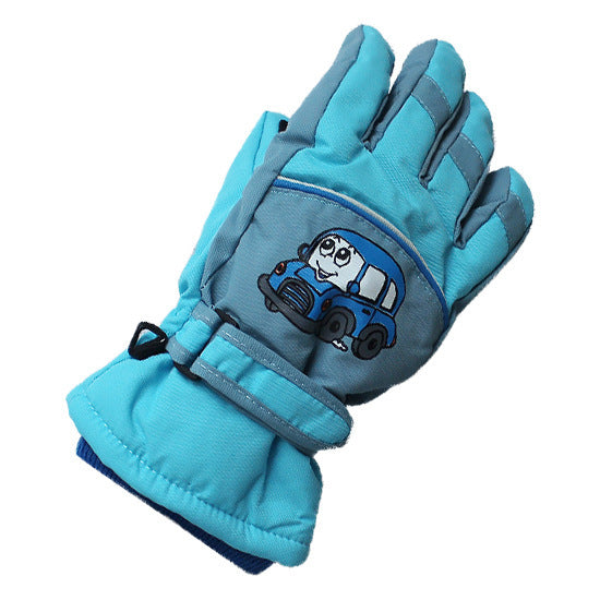 Wholesale of Children's Ski Velvet Gloves