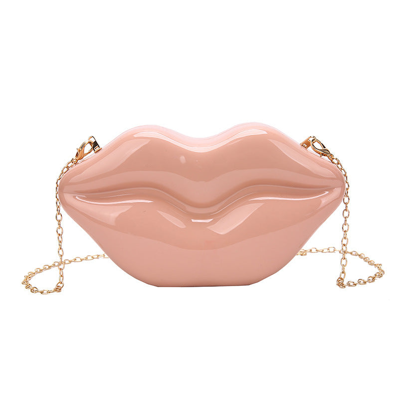 Bolsa de hombro de labios acrílicos al por mayor