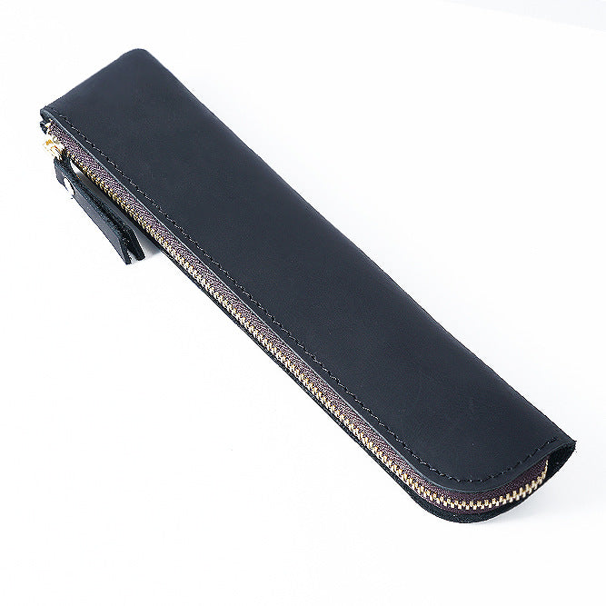 Wholesale Cowhide Simple Pencil Case