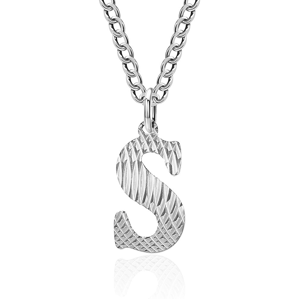 Wholesale English Letter Titanium Steel Necklaces