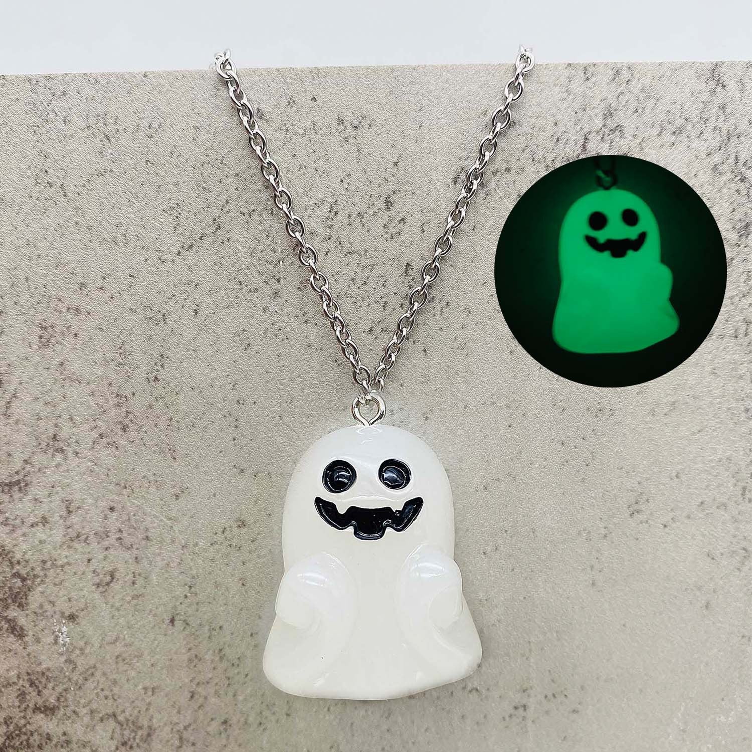 Wholesale  3D Glow-in-the-Dark Ghost Pumpkin Candy Corn Pendant Earrings