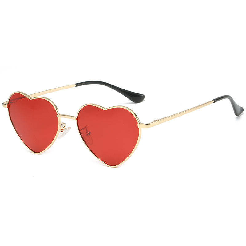 Wholesale PC Metal Retro Love Sunglasses