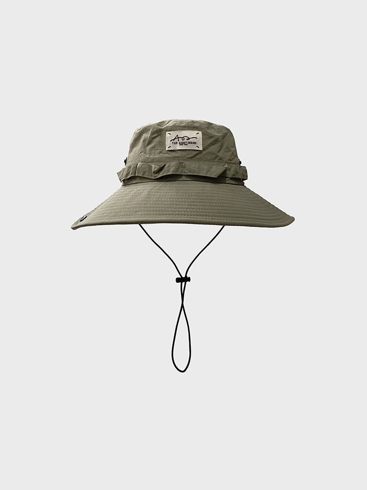 Wholesale Cotton Big Brim Sunscreen Bucket Hat