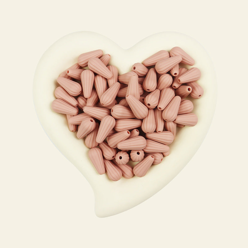 Wholesale 10PCS 22mm Monochrome DIY Accessories Silicone Beads