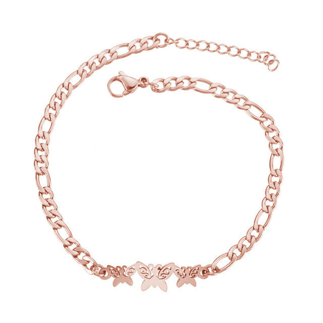 Wholesale Couple Bracelet Female High Sense Titanium Steel Bracelet Niche Design Couple Jewelry Stainless Steel Animal Letter Jewelry