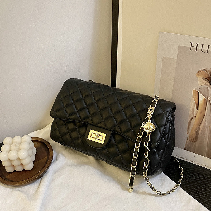 Wholesale Diamond Embroidery Small Square Bag Fashionable Shoulder Bag