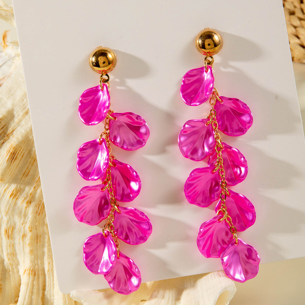 Wholesale 10pcs Colorful shell earrings