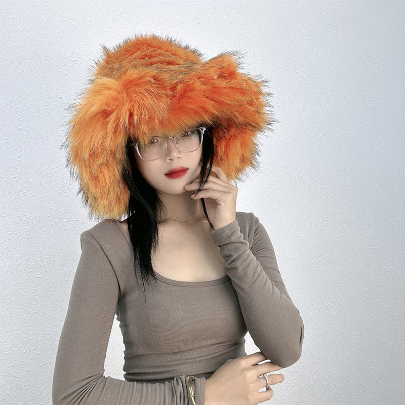 Wholesale Thick Imitation Fur Plush Hat