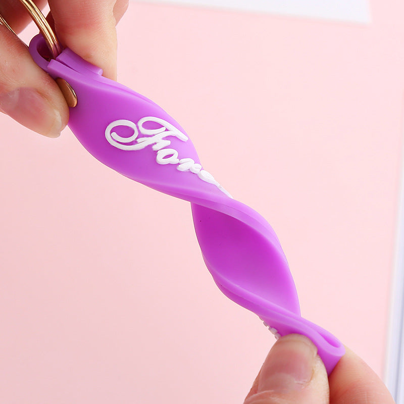 Wholesale Accessories Lanyards PVC Soft Rubber Keychains