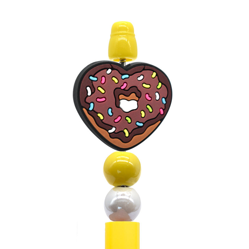 Wholesale   Random 100pcs/pack  Stationery cartoon dessert beads   Focal Beads