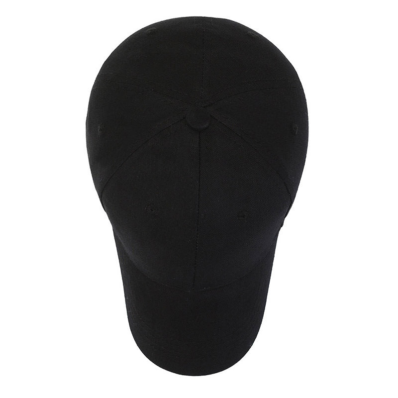 Wholesale Cotton Hard Top Solid Color Light Board Baseball Cap