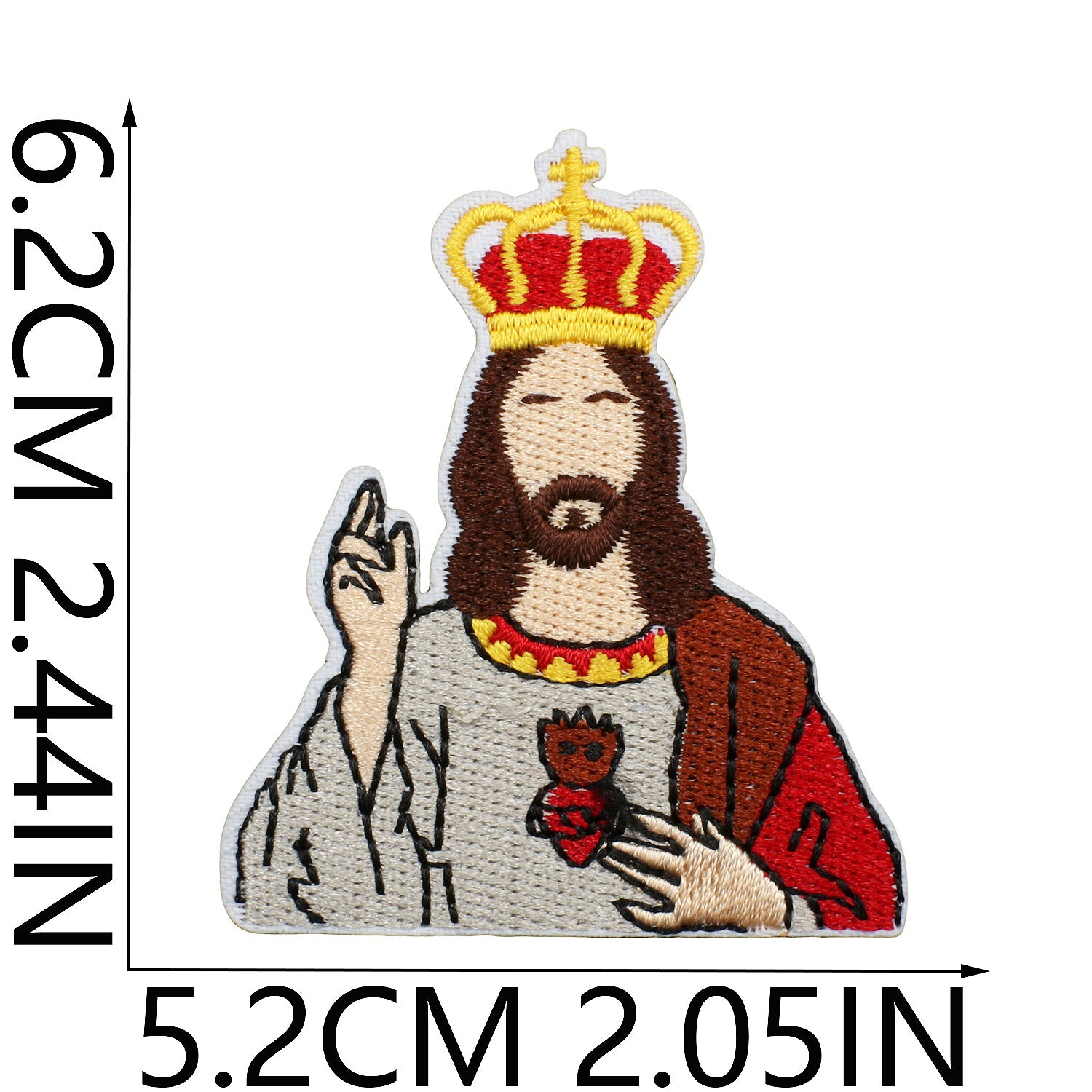 Wholesale Yesu Benzun Embroidered Cloth Stickers