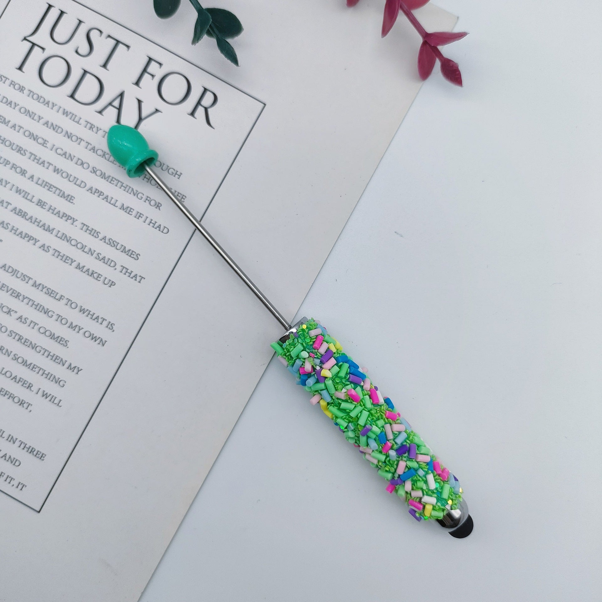 Wholesale Colorful Sugar Capsules Touch Screen Beadable  Pen