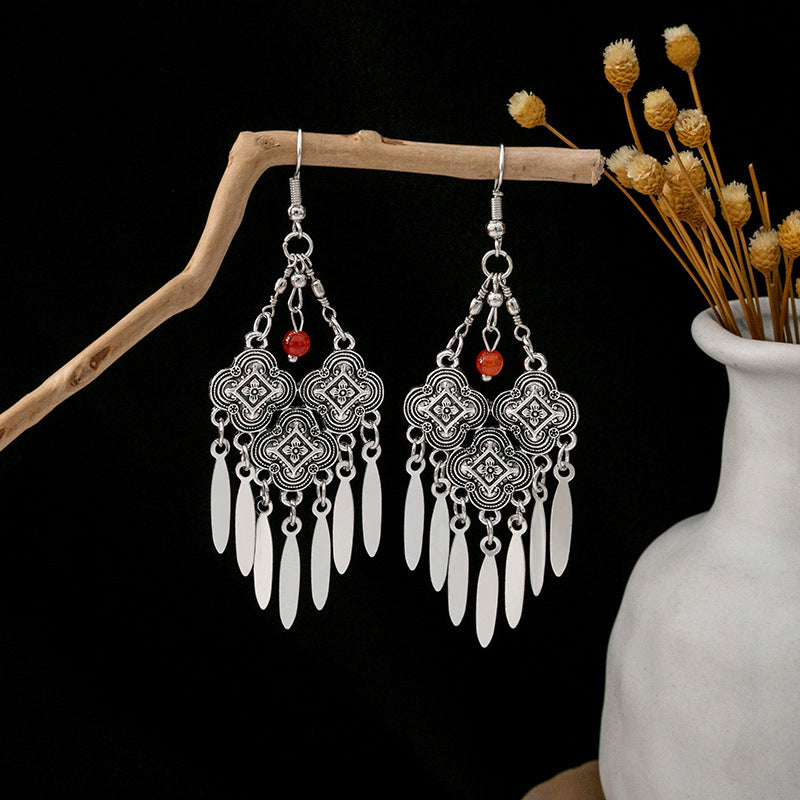 Wholesale Bohemian Ethnic Style Alloy Earrings