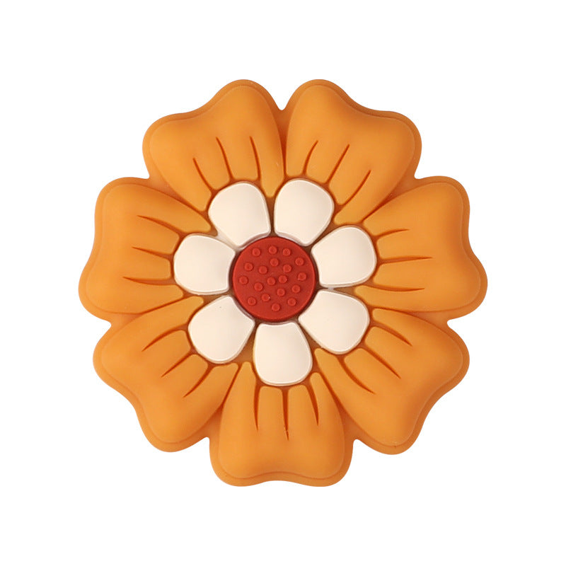 Wholesale 20pcs/pack Flower beads DIY silicone beads