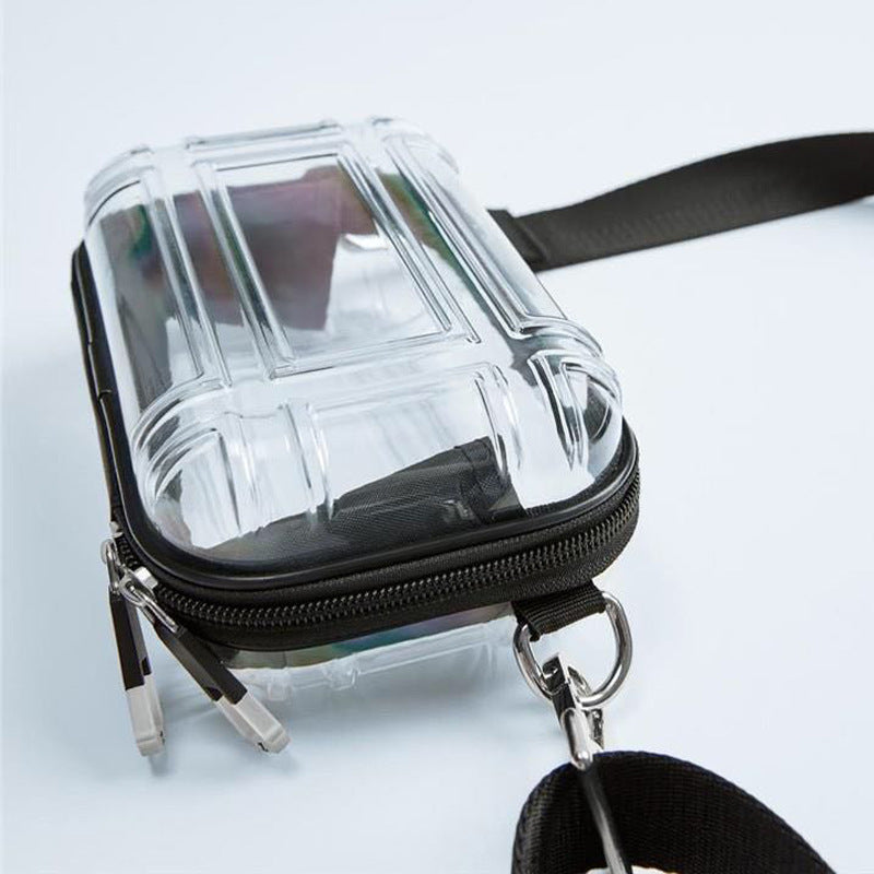 Wholesale ABS Transparent Storage Mini Travel Luggage