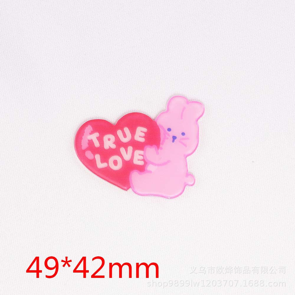 Wholesale 10PCS FlatBack Cartoon Organ Beverage Bottle Ornaments Acrylic Pin Cute DIY Patch