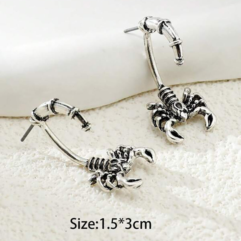 Wholesale Gothic Scorpion Alloy Earrings