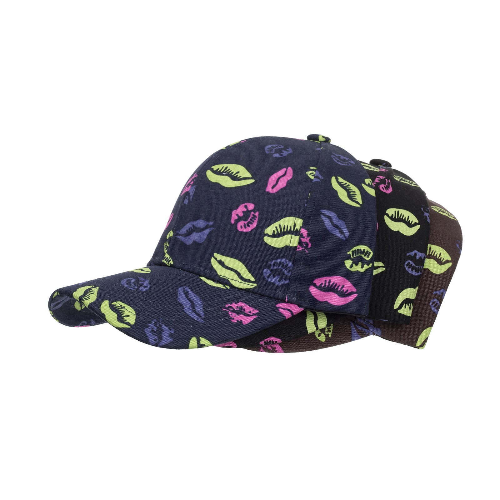 Wholesale Lips print baseball cap