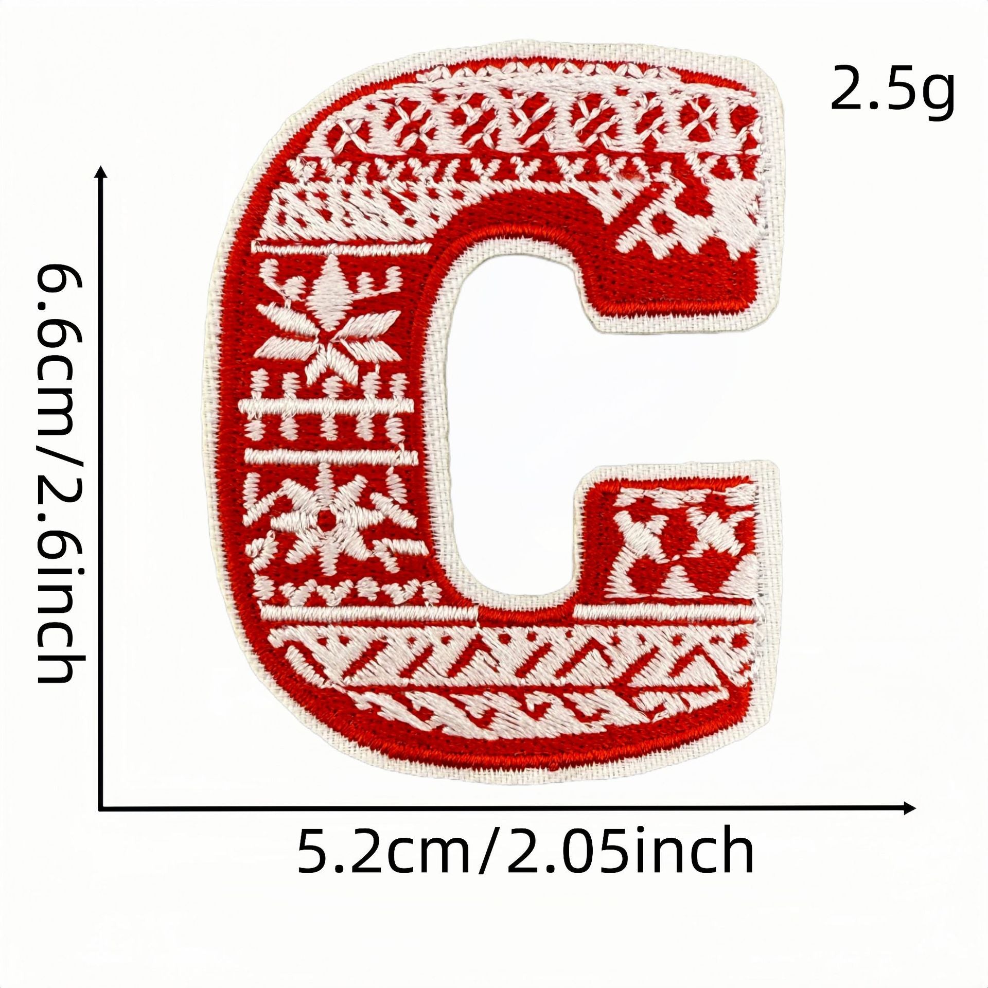 Wholesale The 26 letters of the alphabet for Christmas DIY Patches