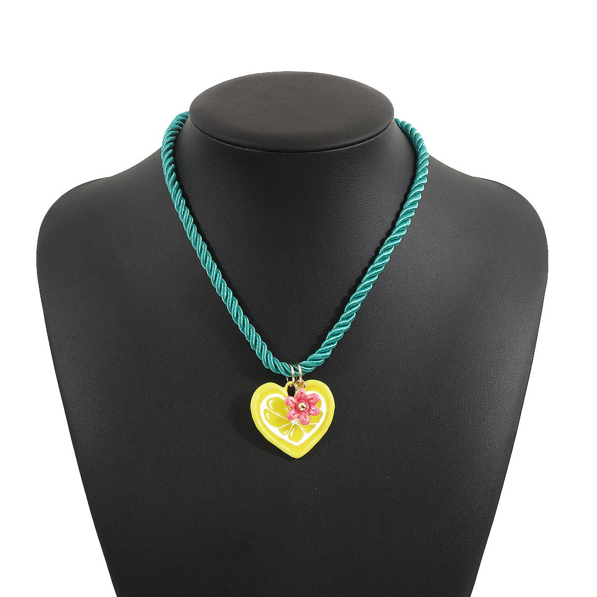 Wholesale N12627  Summer Cute Flower Sun Love Pendant Necklace