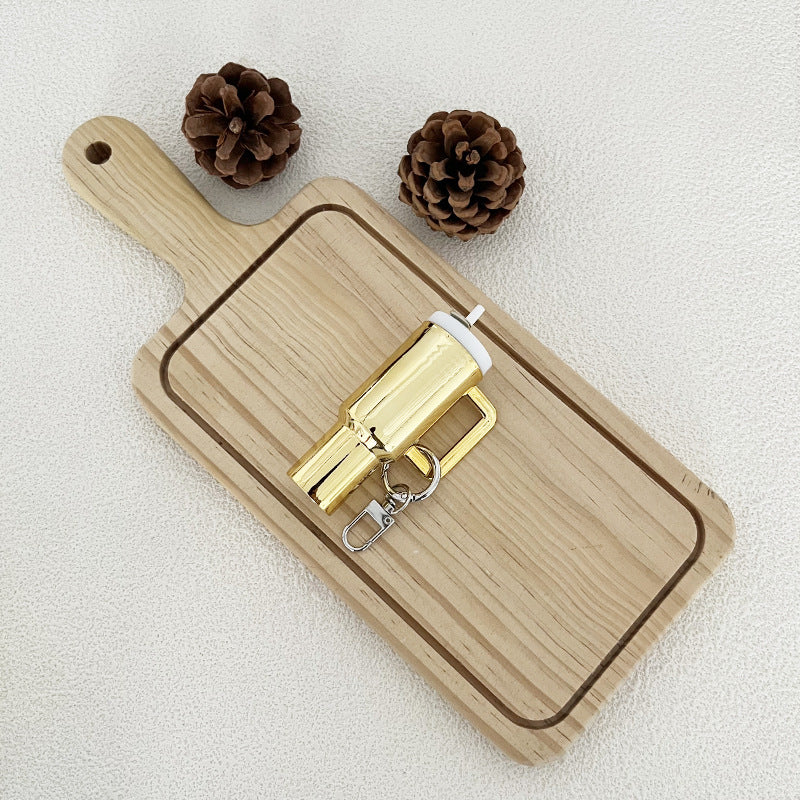 Wholesale Colorful openable mini cup keychain pendant