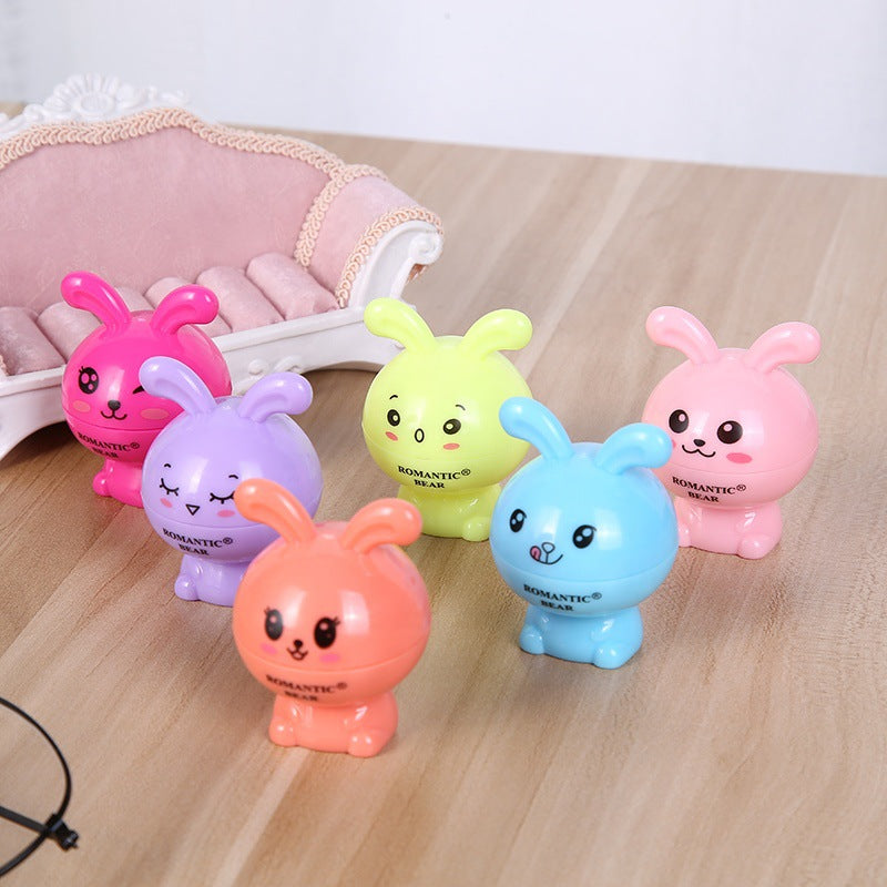 Wholesale 24PCS/PACK Plastic Rabbit Ball Lipstick